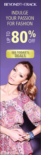 Featured Event on Today at BeyondtheRack.com! Save Up To 80% Off Retail! Invitation Code: SHOPBTR2015