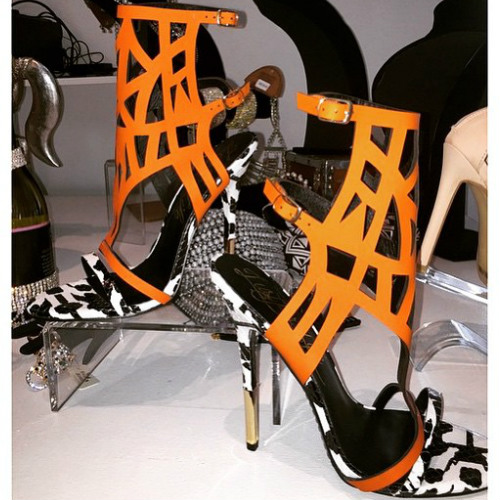 Cut Out Ankle Sandals - Fusion
