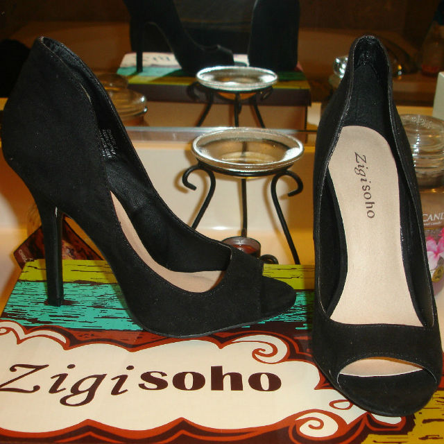 Ziginy Classy Suede Heels Chantel