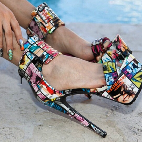 Privileged High Heel Platform Stilettos - Cosmic