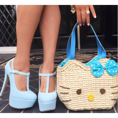Cut Out Maryjane High Heels