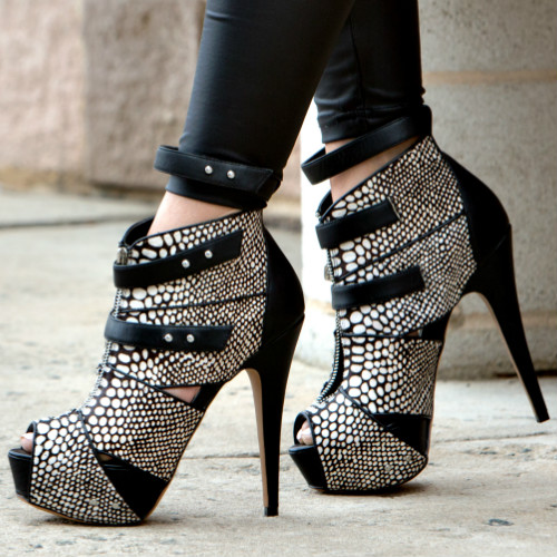 Kate Ferguson Pony Platform Heels