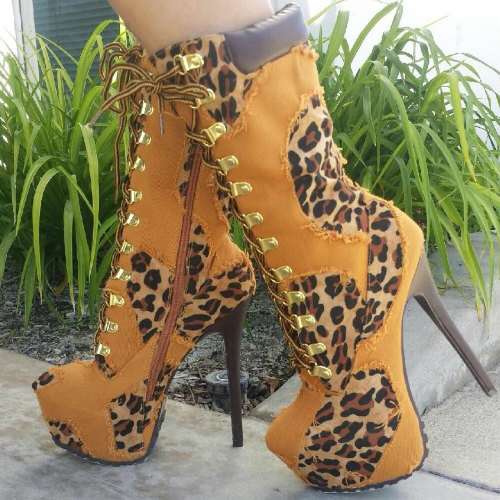 Lace Up Platform Boots