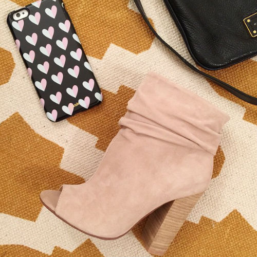 Kristin Cavallari Laurel Kid Suede Booties