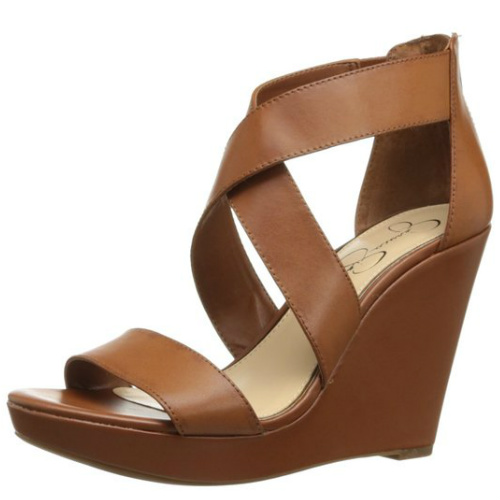 jinxxi brown wedges