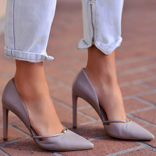 Nine West Takeitez Leather Pump Heels