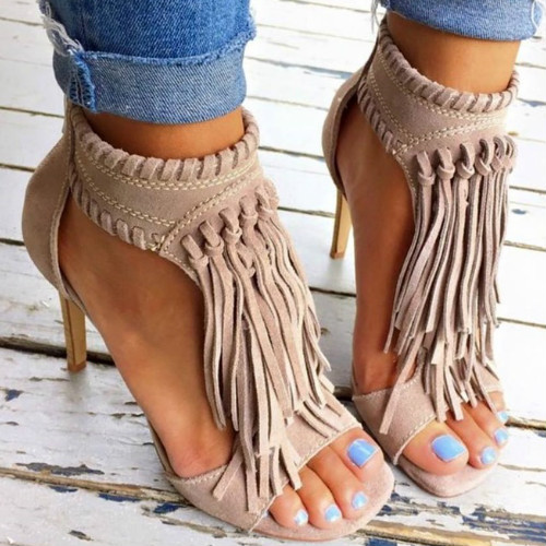 chinese laundry santa fe fringe heels