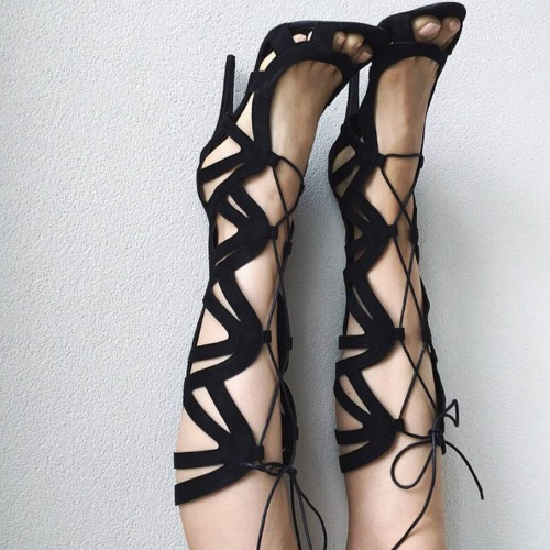 High Heel Gladiator Sandals