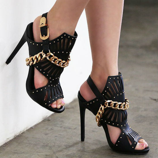 Cut Out Privileged High Heels Caravan