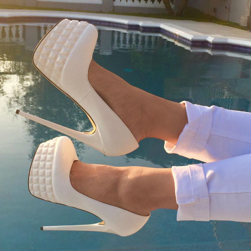 Carved Platform Pump High Heels Carved Platform Pump High Heels