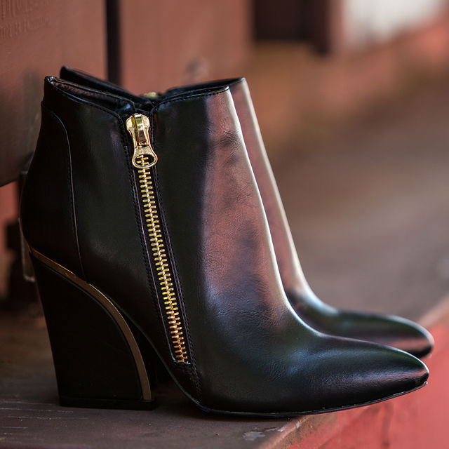 Luichiny Get Funky Zipper Booties