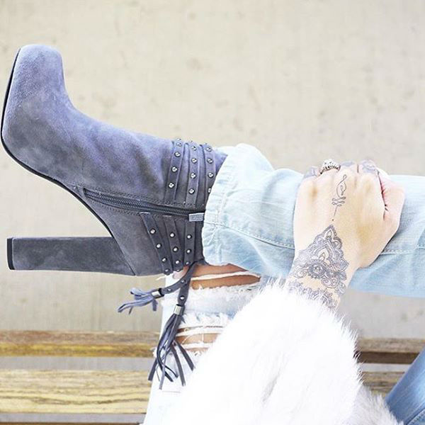Jessica Simpson Marguerit Fringe Bootie