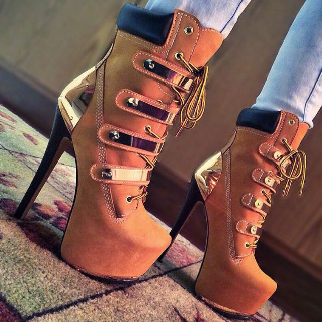 Zigi Girl Sublime Leather Platform Bootie