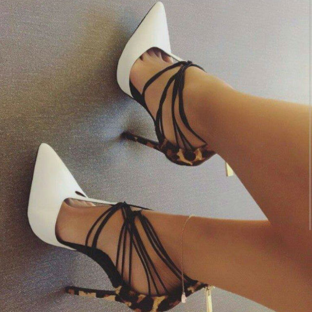 Lust for Life Leather T-Strap Pumps Locust
