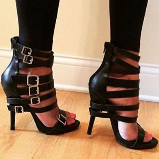 Zigi NY Multiple Buckle Straps Stiletto Iconic