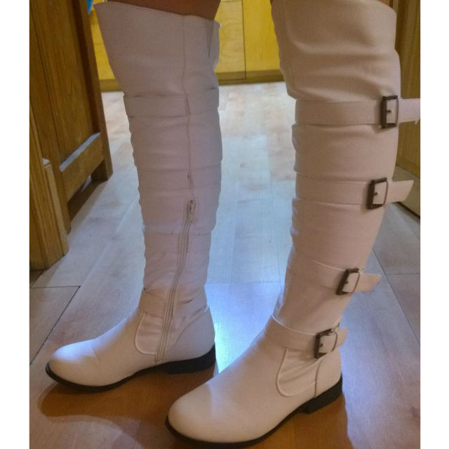 Over The Knee Buckle Boot