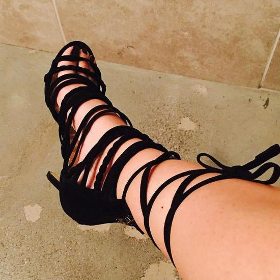 Steve Madden Wrap Around Strappy Heels Drexel