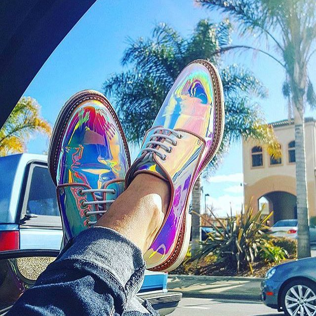 Miista Zoe Opal Oxford Flats