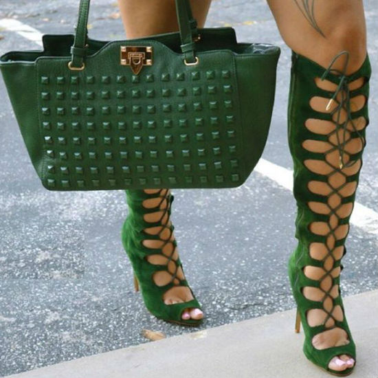 Lace Up Gladiator Heels
