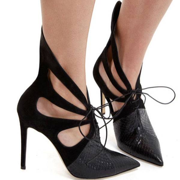 Alejandro Ingelmo Shoes Leather Pointy Booties